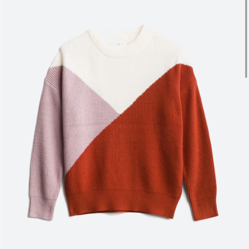 Sophie Rue Diagonal Color Block Sweater